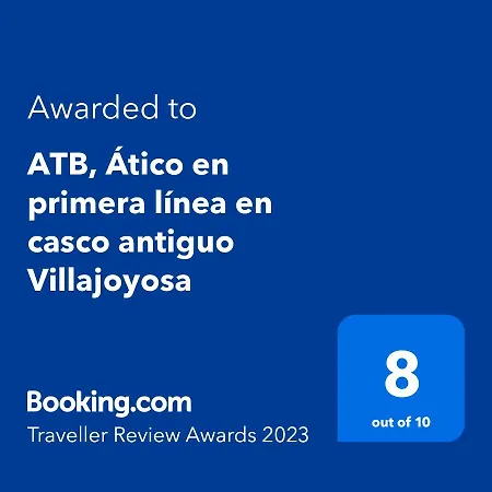 Apartment Atb, Atico En Primera Linea En Casco Antiguo Villajoyosa